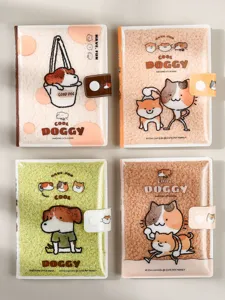 Quaderno soffice carino diario peluche copertina cane adorabile articolo di cancelleria