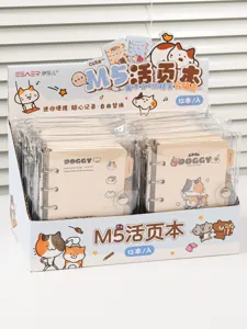 ISAE M5 taccuino con anelli carino diario portatile mini blocco note studenti set