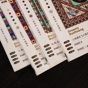 Dunhuang theme B5 loose leaf notebook refillable diary lined paper student homework record book