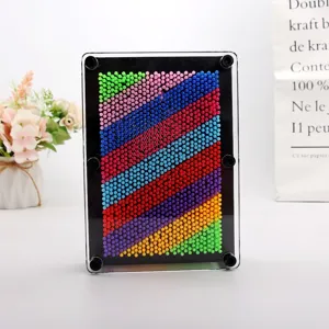Juguete artístico creativo de pin art 3D arcoíris para decoración de habitación infantil