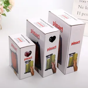 Cajas de embalaje para tres tamaños de juguetes de escultura 3D pin art creativos.