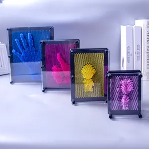 Cadres de clone 3D pin art en plusieurs tailles et couleurs pour décoration créative