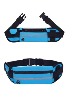 Riñonera de running impermeable para hombre y mujer, bolsa de móvil para deportes y maratón al aire libre.