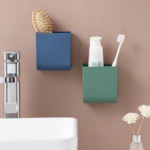 Nordischer minimalistischer Wand-Aufbewahrungsbox für Fernbedienungen und Badutensilien.