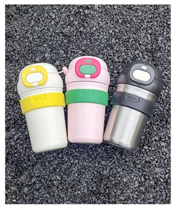 Portable insulated coffee travel mug stainless steel thermal water bottle for daily use