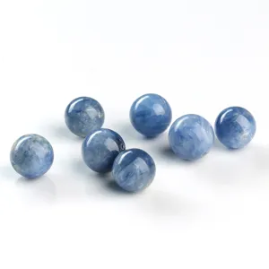 Natuurlijke blauwe kyaniet ronde losse kralen voor DIY-sieraden en armbanden maken