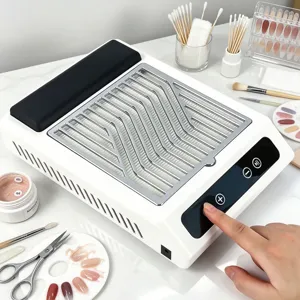 Aspiratore professionale per unghie 100W con pannello touch e morbido poggiamano