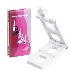 Supporto pieghevole bianco portatile per lampada unghie con scatola per specifiche tecniche