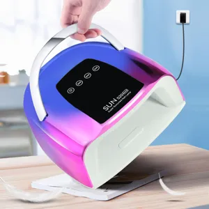 Wiederaufladbare S20 UV LED Nagellampe mit 48 LEDs und Verlaufsdesign für schnelles Trocknen