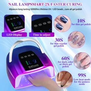 Professionelle wiederaufladbare 48-LED UV-Nagellampe mit 4 Timer-Einstellungen zur Härtung