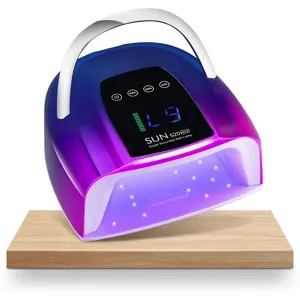 Professionelle S20 Wiederaufladbare UV LED Nagellampe Schnelltrocknendes Härtungslicht Mit LCD Display Tragbarem Griff Für Nagellack