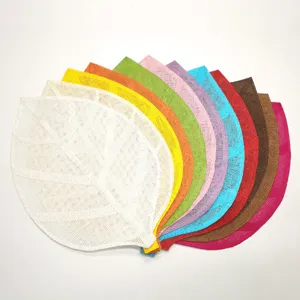Leaf Shaped Paper Placemat Woven Table Mat Hollow Out Dining Table Decoration Placemats For Kitchen Western Restaurant