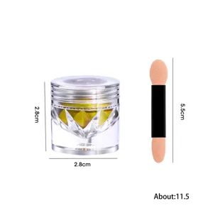 High-end chameleon aurora nail powder set with double-ended applicator dimensions 2.8x5.5cm