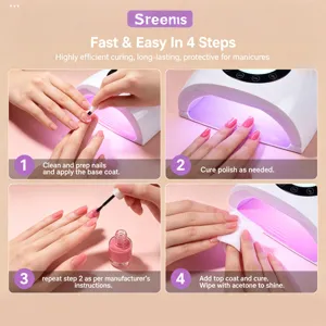 Lámpara de Uñas LED de 288W Profesional Secado Rápido 66 LED Luz Roja Máquina de Fototerapia Sensor Infrarrojo