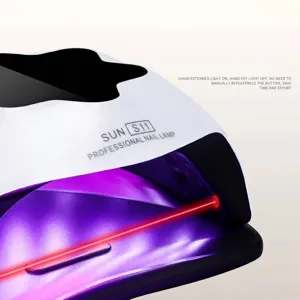 High power UV LED nail lamp SUN S11 with smart infrared sensor for fast drying