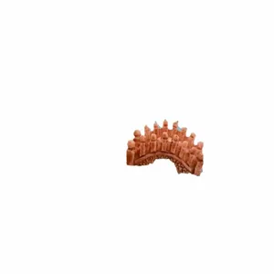 Miniature resin arch bridge figurine for micro landscape DIY terrarium decoration