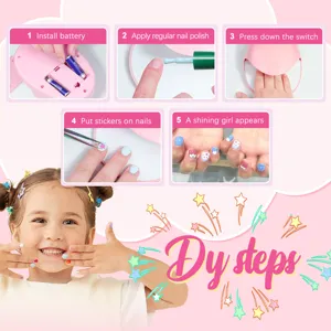 Detailed step-by-step instructions for using the portable battery-powered nail dryer