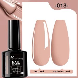 Détail du vernis gel Misscheering n°013 avec finitions brillantes et mates de pro