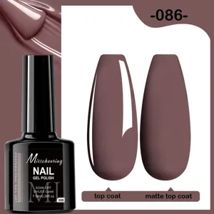 Comparaison des finitions brillante et mate pour vernis à ongles gel UV LED pro