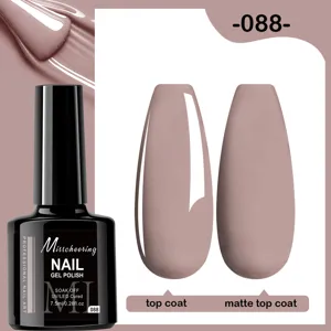 Vernis à ongles gel vieux rose 7,5ml 088 avec finitions brillante et mate professionnelles