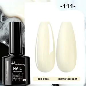 Vernis à ongles gel UV LED professionnel teinte 111 avec finitions brillante et mate
