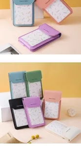 Sacs de téléphone bandoulière à motif floral en plusieurs couleurs dont rose, violet et bleu.
