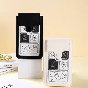 Mini sacoche de téléphone à écran tactile avec imprimés de chiens de dessin animé