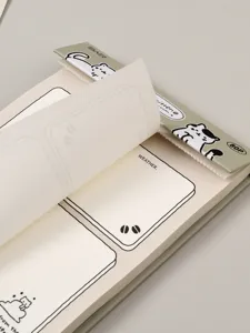 Blocco note strappabile B6 carino cancelleria estetica per studenti carta da brutta memo.