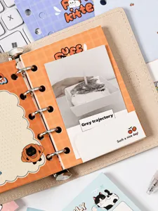 Cute M5 loose-leaf planner refill set diary notebook insert pages cute cat design stationery