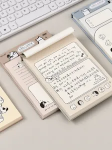 Blocco notes B6 carino con design di gatto, forniture scolastiche e cancelleria.