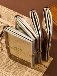 Travelers notebook set vintage style journal pocket diary portable daily planner refill