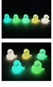 Cute luminous little snake resin miniature figurines, perfect for DIY micro landscape decor.