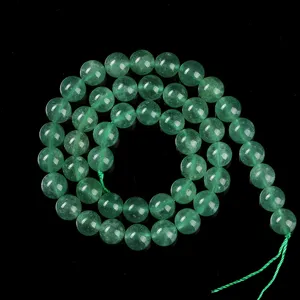 8mm natural green strawberry quartz loose beads round crystals for DIY jewelry making
