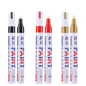 Rotuladores de pintura metalica de colores impermeables para manualidades y reparaciones.