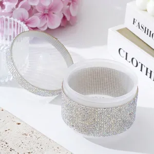 Bol de nettoyage luxueux avec strass pour désinfection professionnelle d'outils d'ongles
