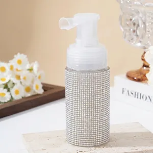 Flacone spray da 110ml con strass per polvere per capelli e trucco ricaricabile