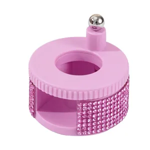 Strumento magnetico nail art con strass rosa e potente magnete sferico cat eye