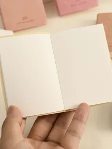 Mini cuaderno de bolsillo portátil A7 diario en blanco bloc de notas simple para uso diario