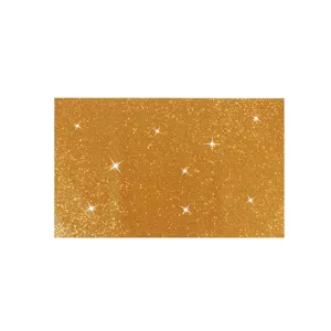 Macro detail of golden sparkling self-adhesive rhinestone mesh for DIY decoration