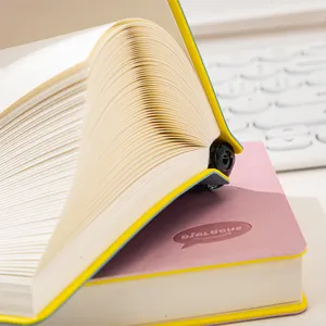 Mini portable pocket notebook with colorful edge and creative cover design for daily study and memo.