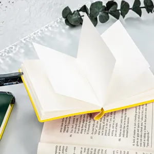 Mini pocket notebook portable yellow diary small notepad square memo book for student daily use