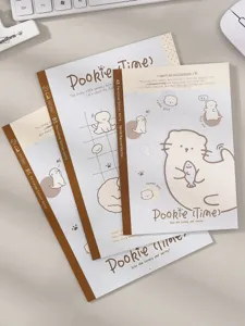 Schattig esthetisch B5 A5 notitieboekje dier omslag briefpapier voor studenten.
