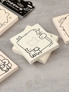 Blocco note carino tema gatto 100 fogli stile coreano blocco note tascabile per studenti