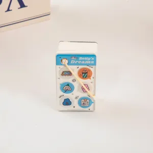 Blocchetto per appunti in acrilico carino con cinturino, taccuino portatile per uso quotidiano.