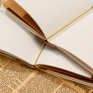 Reisedesign Leder Notizbuch vintage Tagebuch Planer tragbar Schreibwaren fur Studenten