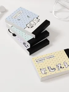 Mini taccuino portatile carino formato tasca note adesive colorate cancelleria ufficio