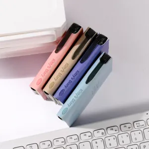Portable small soft leather pocket notebook with pen, compact diary for office use.