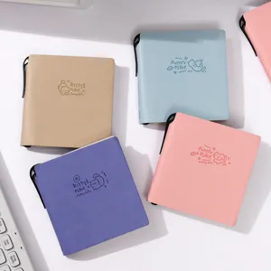 Cute Animal Embossed Pocket Notebook Portable Soft PU Leather Mini Journal Notepad With Pen For Office School