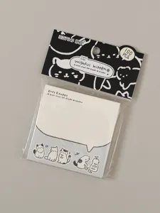 Süße Katzen Thema Haftnotizen 100 Blatt Notizblock Schüler Schreibwaren Kätzchen Design