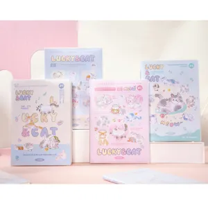 Joli carnet A5 chat avec couverture mate pages lignées papeterie fournitures école